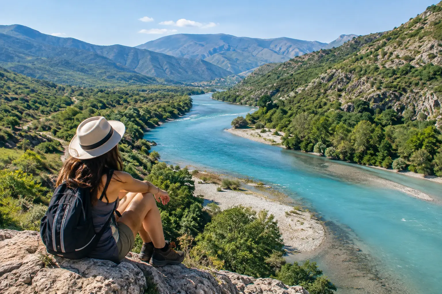 Vjosa River Itinerary for 3 Days from Saranda