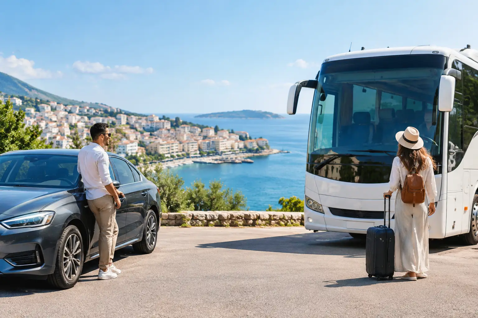 Hire Car Versus Coach Travel in Saranda