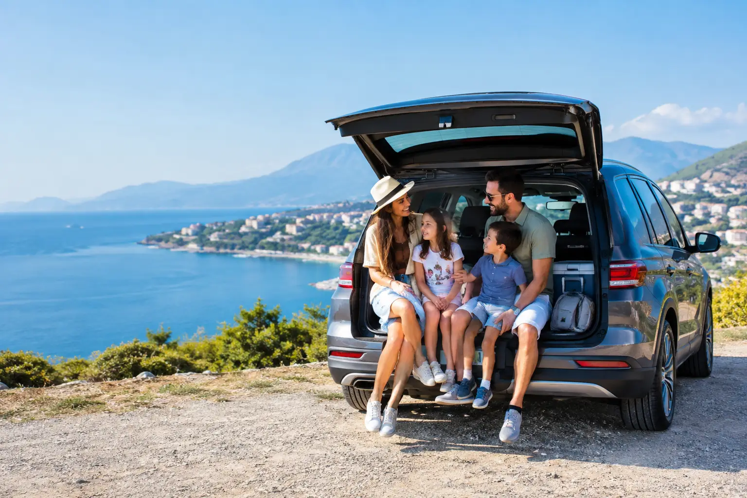 Five Seat Cars for Families Around Saranda